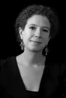 portrait en noir et blanc d'Aurore Koechlin