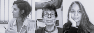 Portraits photos en noir et blanc : Alfonsina Faya-Robles, Ilana Löwy, Alexandra Soulier